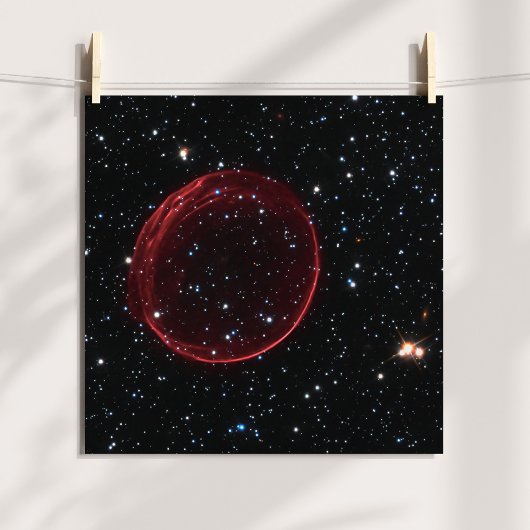 Poster Bulle de supernova céleste Photo de l'espace