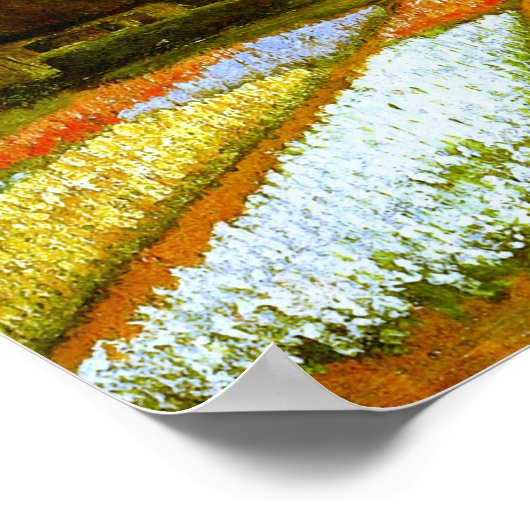 Poster Bulle Fields Holland Van Gogh Art (Coin)