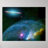 Poster Bulle Nebula, & (Devant)