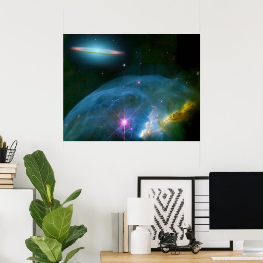 Poster Bulle Nebula, & (Bureau à domicile)
