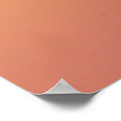 Poster Bulle numérique rose et orange (Coin)
