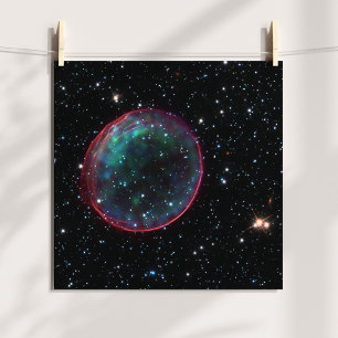 Poster Bulle spatiale