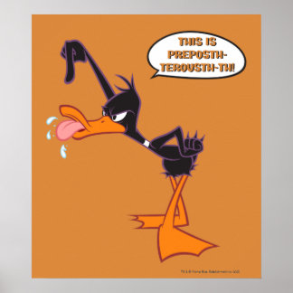 Poster Bulle vocale Daffy