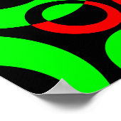 Poster Bulles Abstraites 01 (Coin)