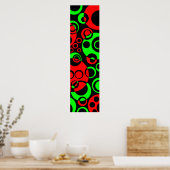 Poster Bulles Abstraites 01 (Cuisine)