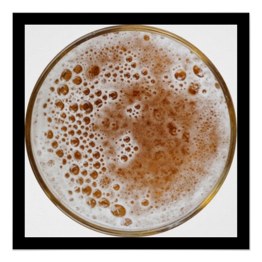 POSTER BULLES DE BIÈRE (Devant)