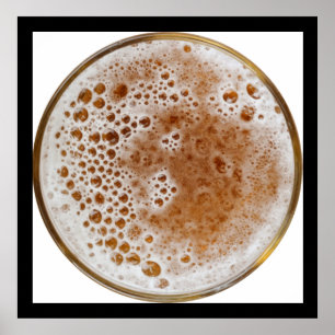 POSTER BULLES DE BIÈRE