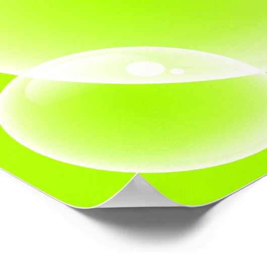 Poster Bulles de chaux (Coin)