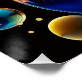 Poster Bulles éclatantes (Coin)