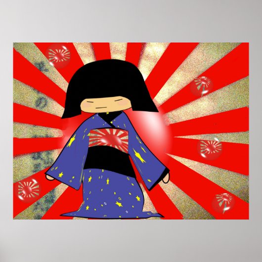 Poster Bulles japonaises (Devant)