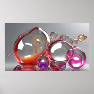 Poster Bulles lumineuses