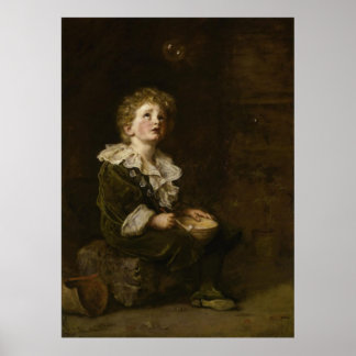 Poster Bulles par John Everett Millais