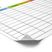 Poster Bulles / Timetable (Coin)