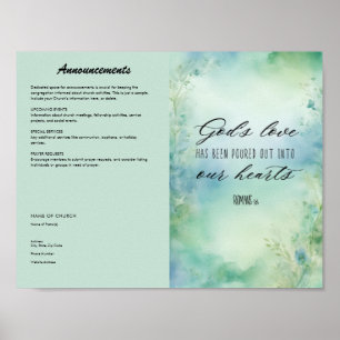Poster Bulletin de l'église