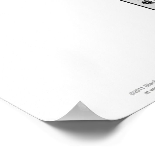 Poster Bulletin de l'Église réimprimable Modèle principal (Coin)