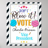 Poster bulletin de vote école vote (Devant)