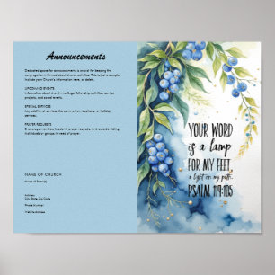 Poster Bulletin Eglise