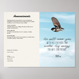 Poster Bulletin Eglise