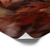 Poster Bullmastiff en automne Feuilles automne Inspire (Coin)