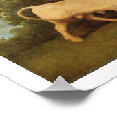 Poster Bulls Fighting, 1786 (huile sur panneau) (Coin)