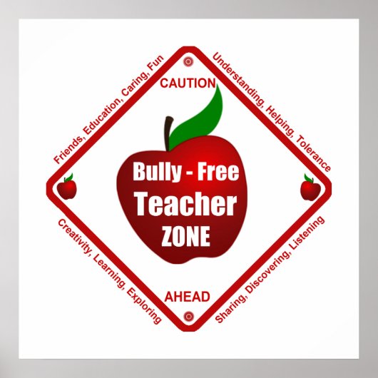 Poster Bully - Zone d'enseignant libre (Devant)