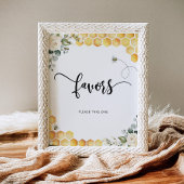 Poster Bumble bee faveurs