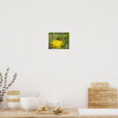 Poster Bumble Bee Jaune Dandelion Toujours Merci (Cuisine)