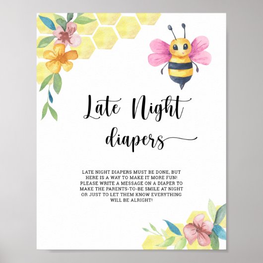 Poster Bumble bee \ Late night couches jeu (Devant)