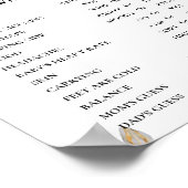 Poster Bumble Bee Old WIves Tales Baby shower (Coin)