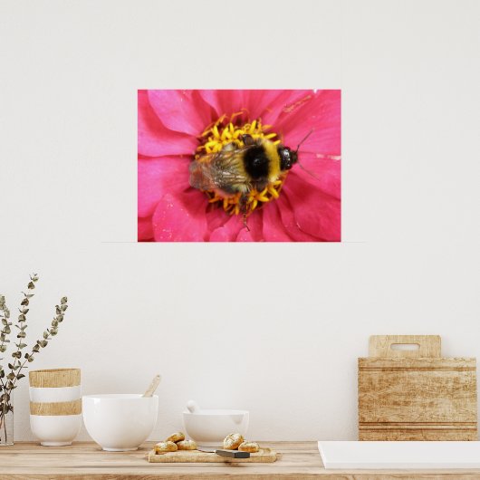 Poster Bumblebee Print (Cuisine)
