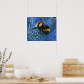 Poster Bumblebee sur le chardon bleu (Cuisine)