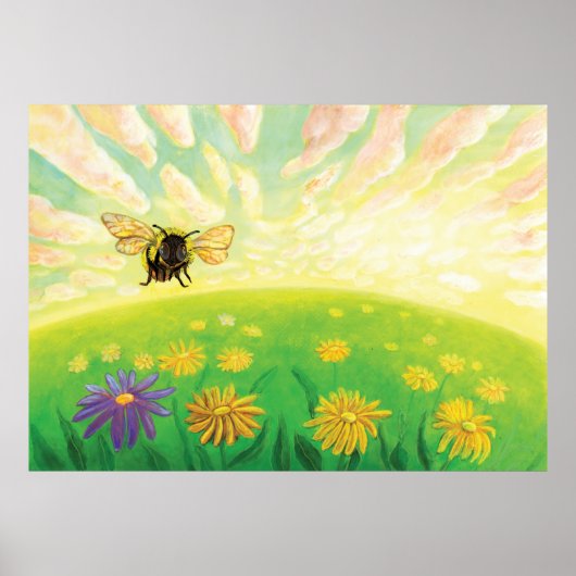 Poster Bumblebee sur l'Horizon (Devant)