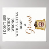 Poster Bump and Grind Kitchen Pun Wall Art (Devant)