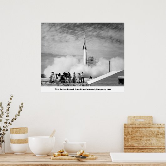 Poster Bumper 8, premier lancement de fusée de Cape Canav (Cuisine)
