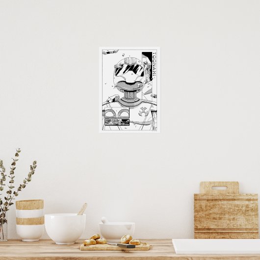 Poster Bumper de style comique Toonami TOM 5 & SARA (Cuisine)