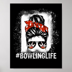 Poster Bun Bleach Look Bowling Life - Femmes Et Enfant