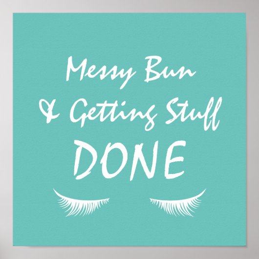 Poster Bun et faire des trucs (Devant)