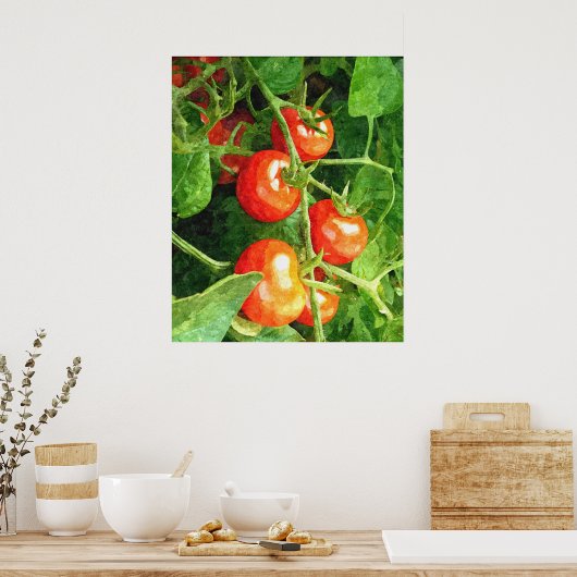 Poster Bunch de tomates (Cuisine)
