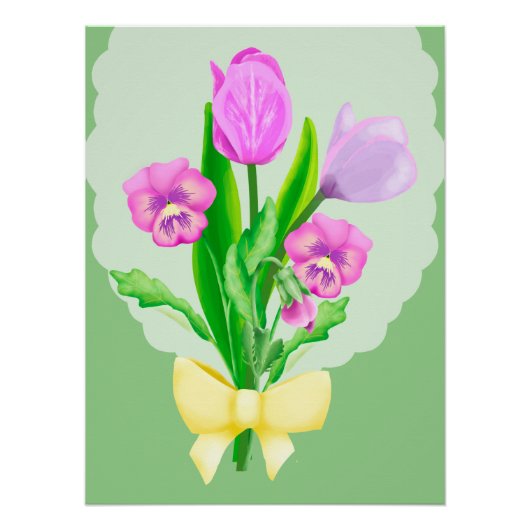 Poster Bunch of Spring Flower 2 (Devant)