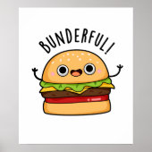 Poster Bunderny Burger Bun Pun (Devant)