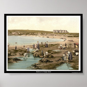 Poster Bundoran. Co. Donegal, Irlande