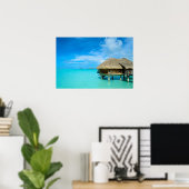 Poster Bungalow sur Bora Bora (Bureau à domicile)