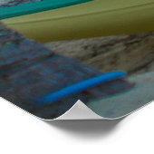 Poster Bungalows Océan Turquoise Bora Bora (Coin)