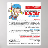 Bunjee Cartoon - Bungee Jumping Course Publicité