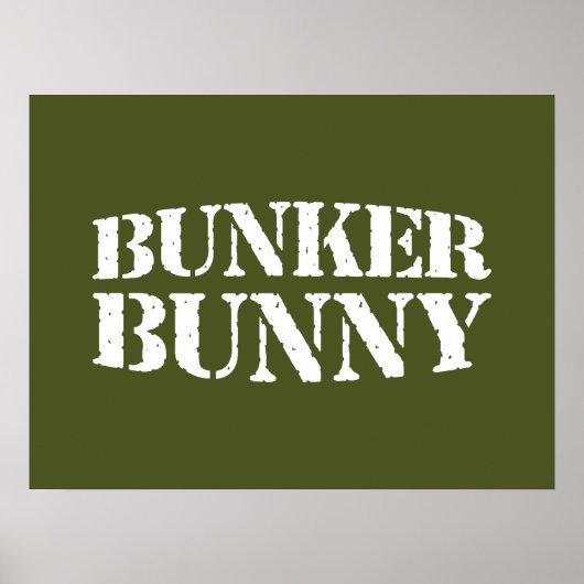 POSTER BUNKER BUNNY (Devant)