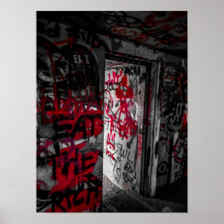 Poster Bunker Graffitié Odiorne State Park