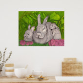Poster Bunnies (Cuisine)