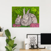 Poster Bunnies (Bureau à domicile)