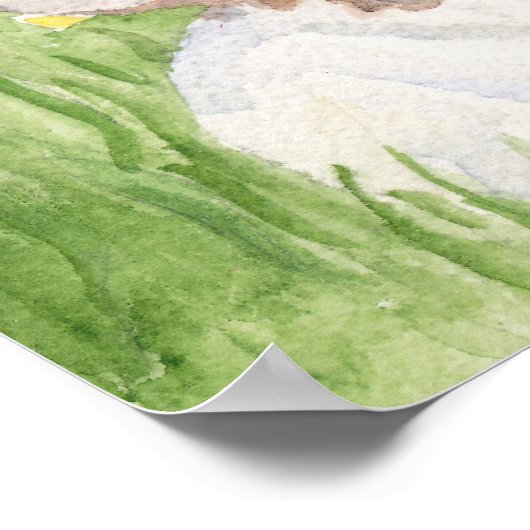 Poster Bunnies Springtime en fleurs (Coin)