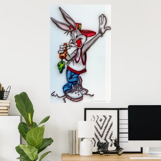 Poster BUNNY™ Airbrush (Bureau à domicile)